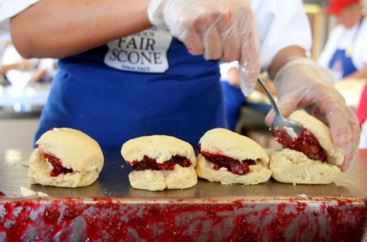 Fisher fair scones