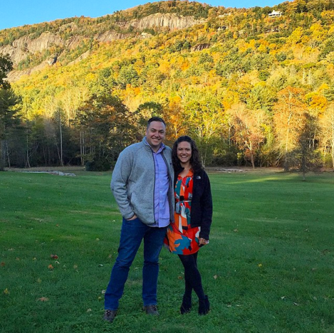 Graham and I on our first anniversary